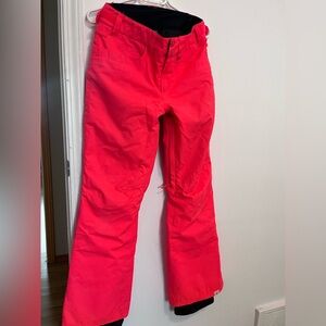 Bright Pink Roxy Snow Pants
